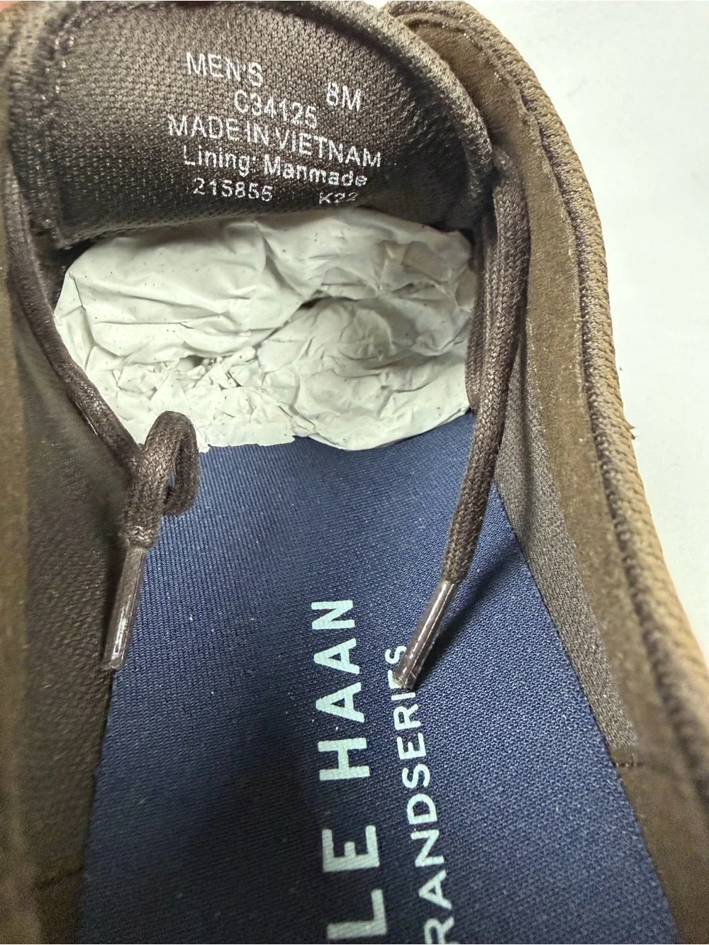 Cole Haan Go-To Plain Toe Oxford Brown Leather Men’s Size 8M